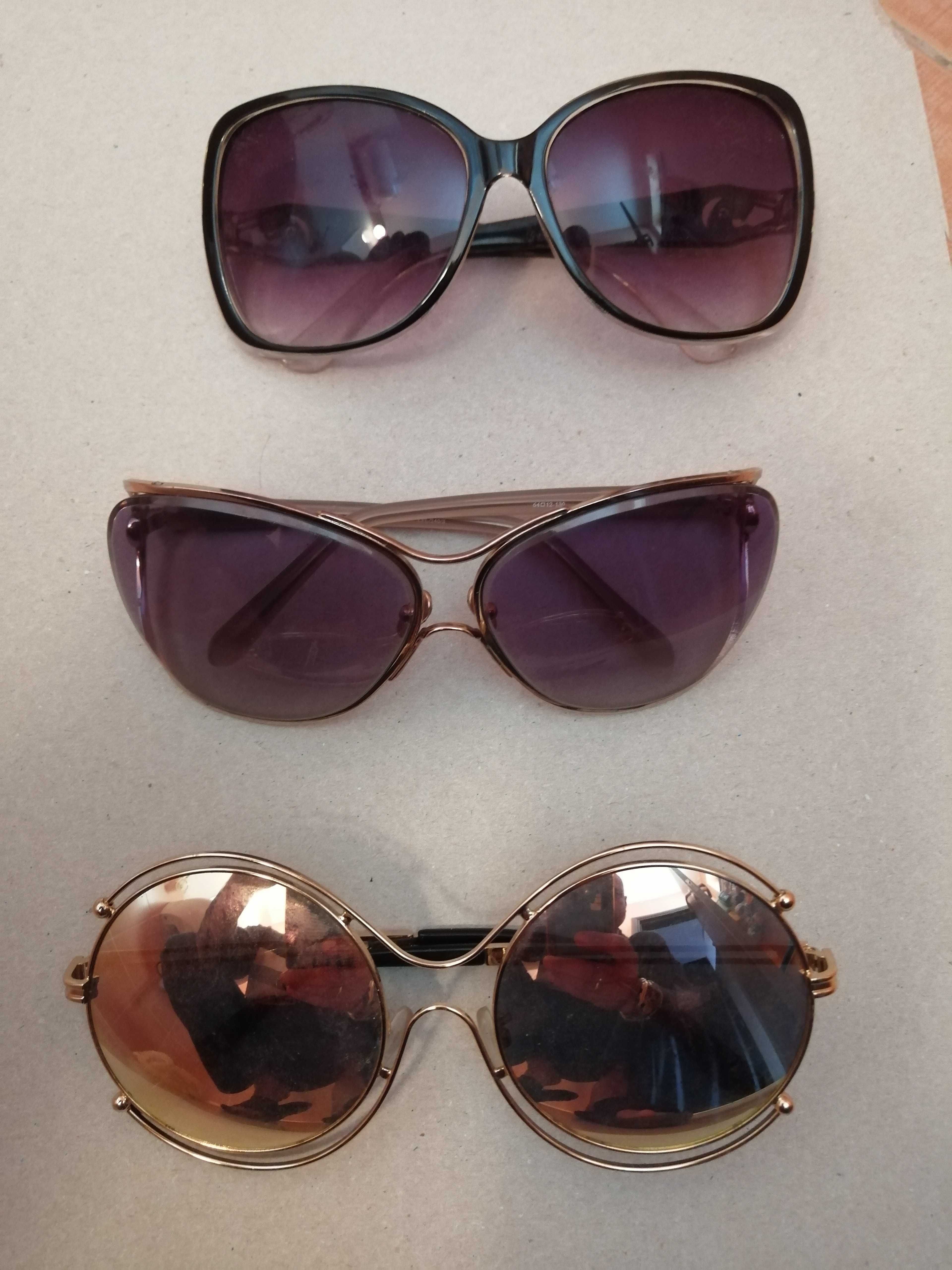 Дамски слънчеви очила 3 броя, летен аксесоар