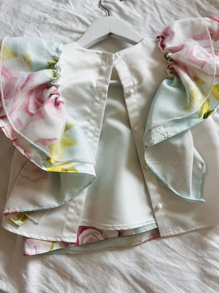 Костюм, пола и блуза Petite fleur 6-7