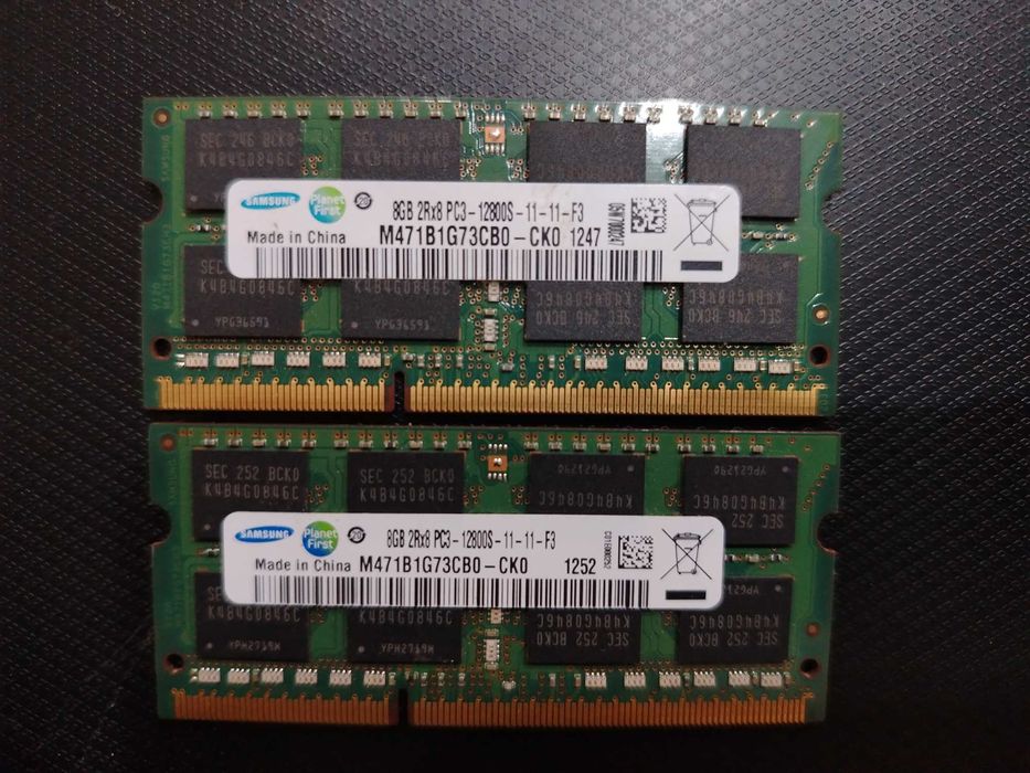 memorii ram kit 16 gb ddr3/1600 laptop