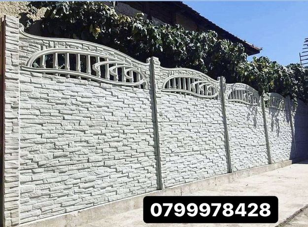 Gard din placi si garduri de beton
