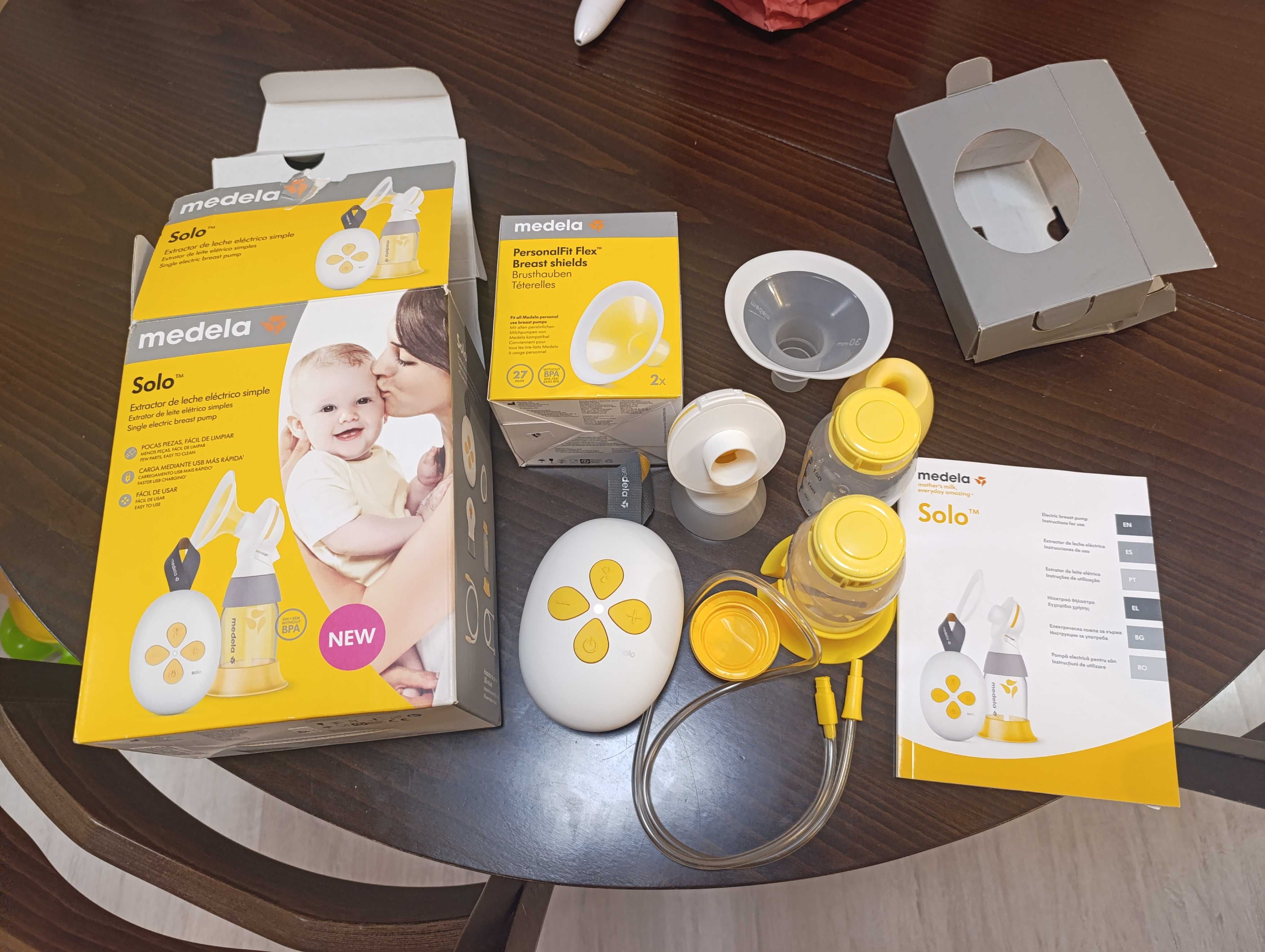 Помпа Medela Solo, столче Lorelli Party и нагревател Nuk Thermo