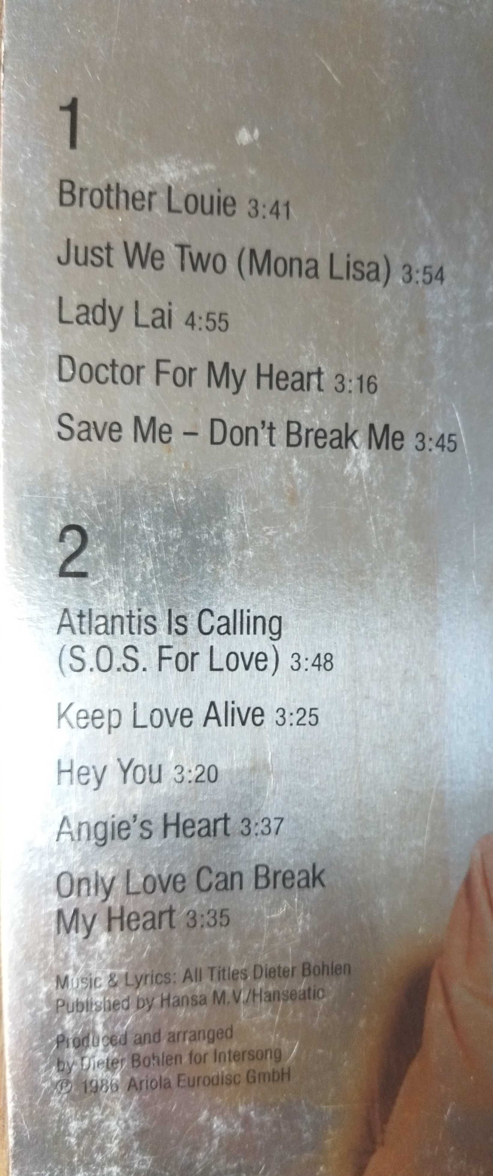 LP Modern Talking – Ready For Romance -The 3rd Album [Hansa 1st press]