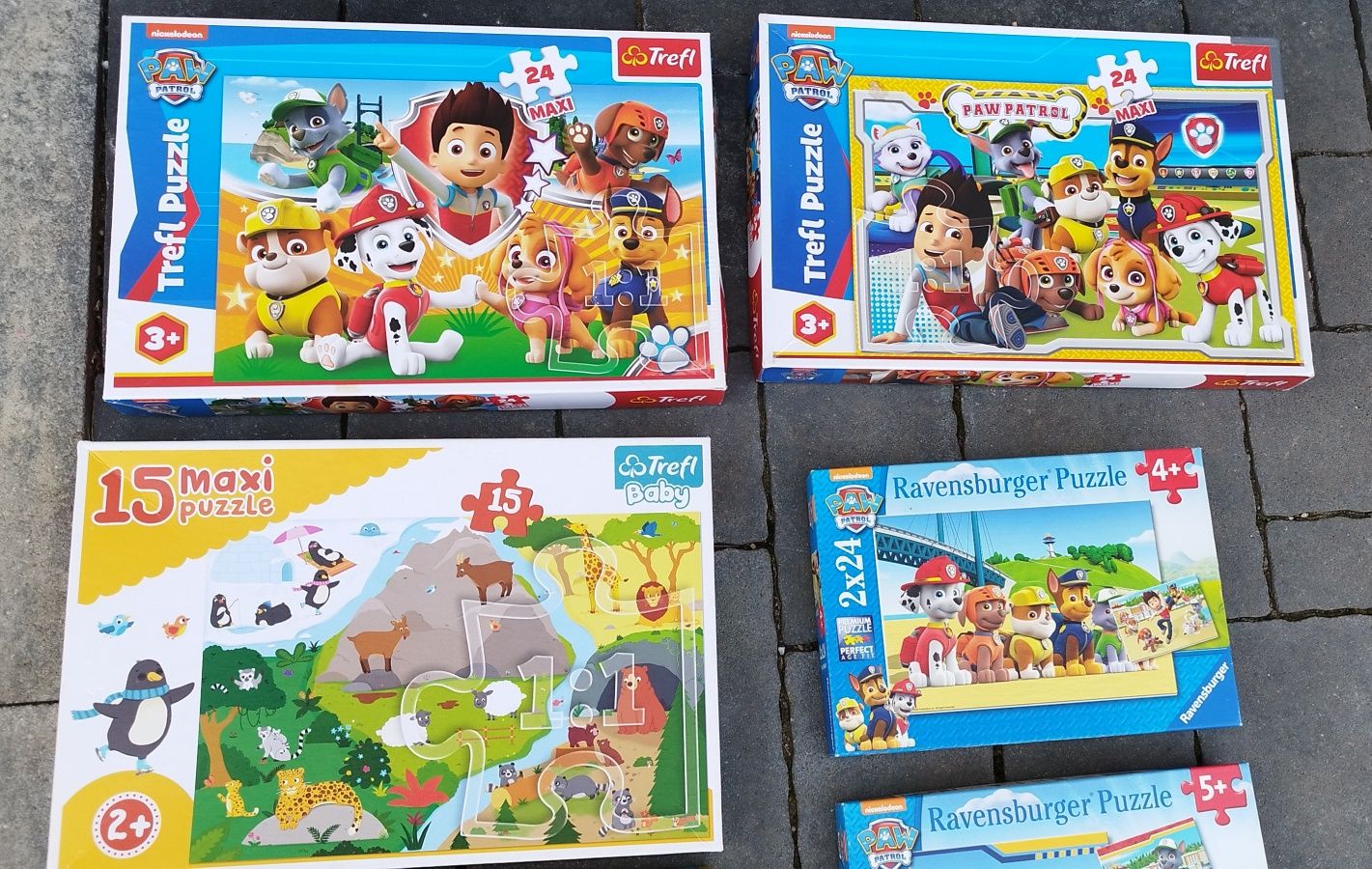 Puzzle xxl 15-24 piese,+2,3,4 ani Paw Patrol și animale