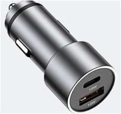 Универсално USB Зарядно с Метален Корпус 12-24V, 2x18W или до 63w