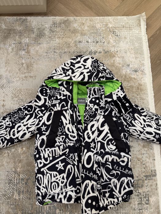 Зимний пуховик мальчик gulliver гуливер