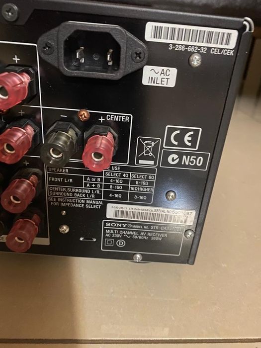 Receiver 7.1 Sony str-da3400ES