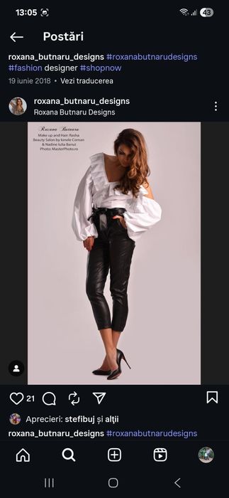 Camasa Roxana Butnaru Design