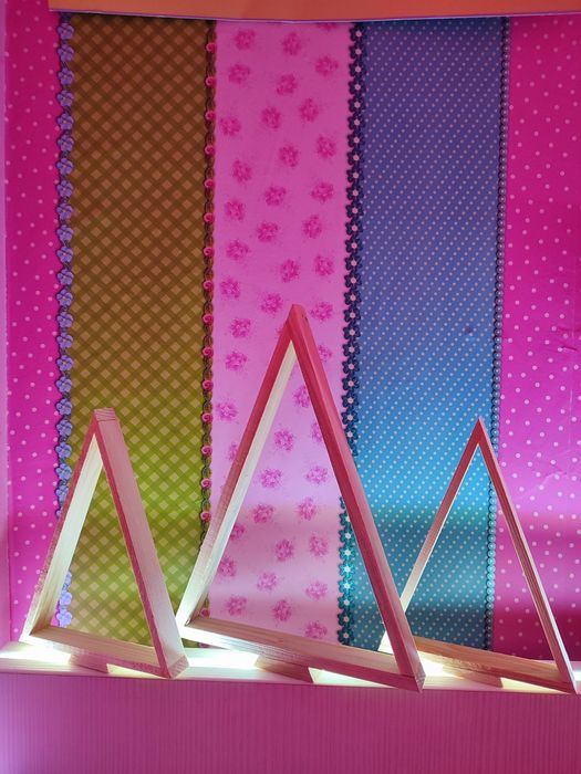 Малки,коледни,дървени елхи