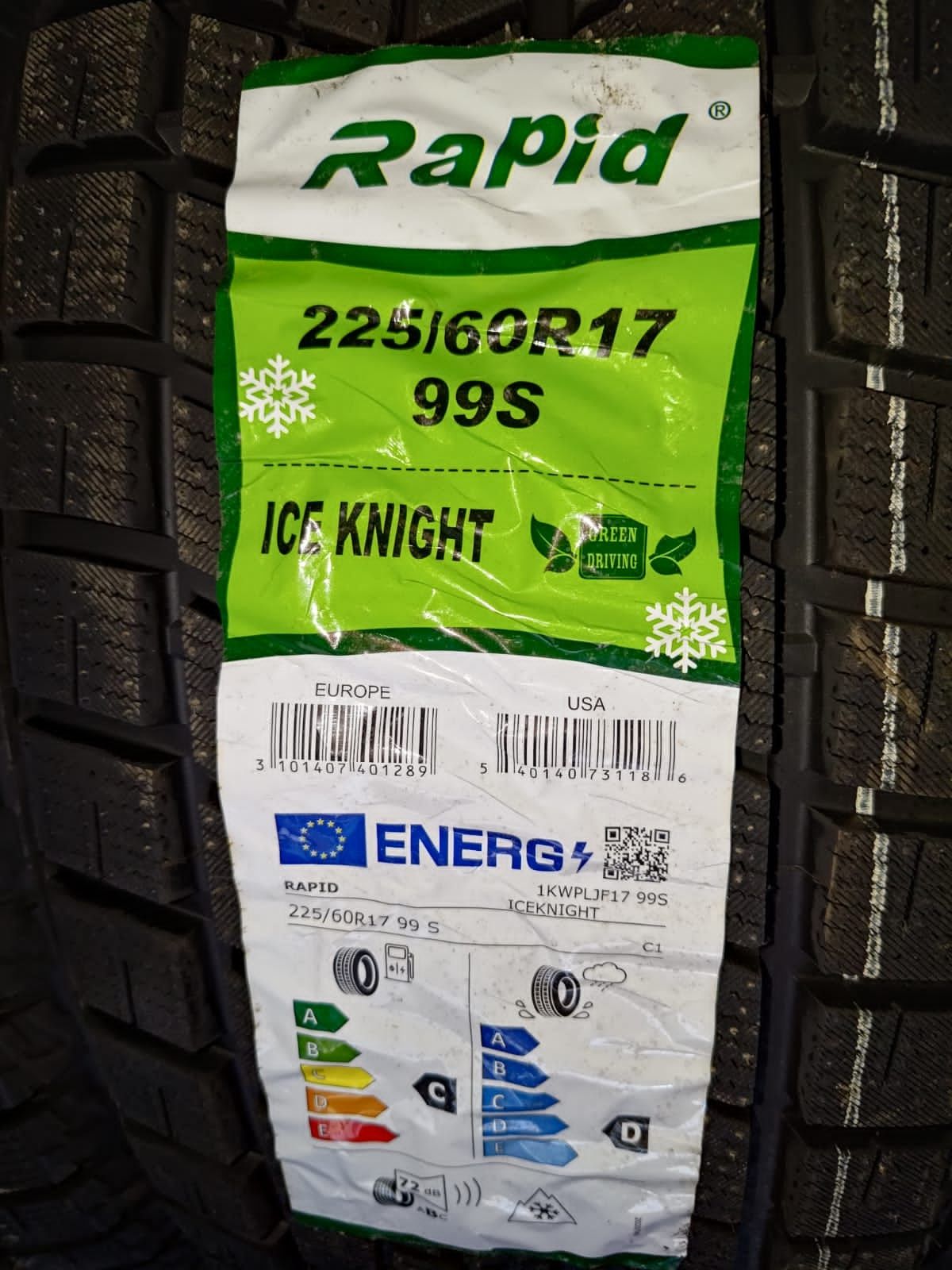 Rapid 225/60R17 Ice Knight