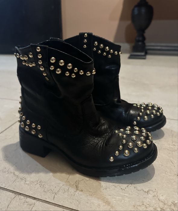 Боти естествена  кожа