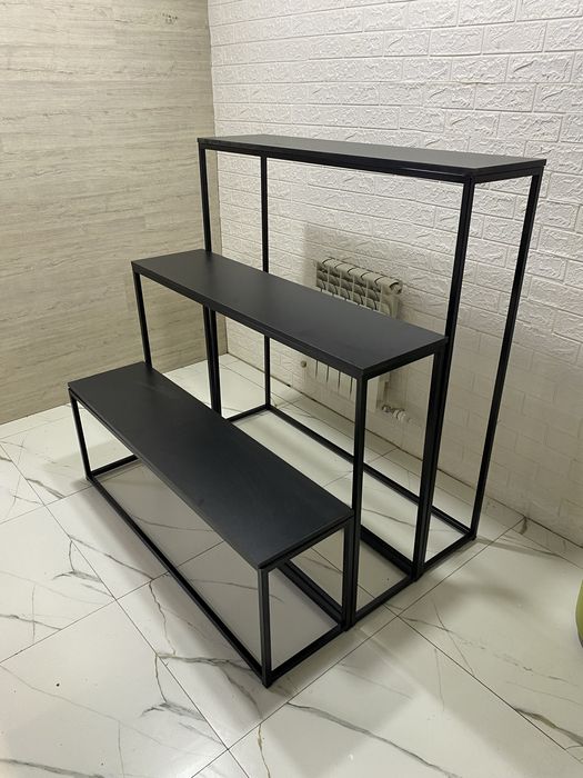 Лофт стеллаж для цветочных салонов, бутик цветы полка, горка пирамида