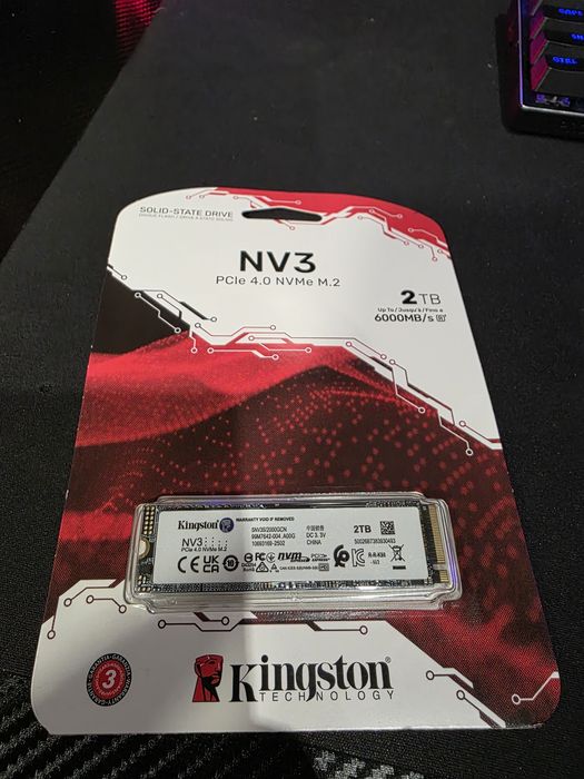 Nvme Kingston Nv3, 2TB, PCIe 4.0