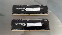 Kit RAM Kingston Fury Beast RGB, 16GB(2x8GB) DDR4, 3733MHz, CL19, 1.2V