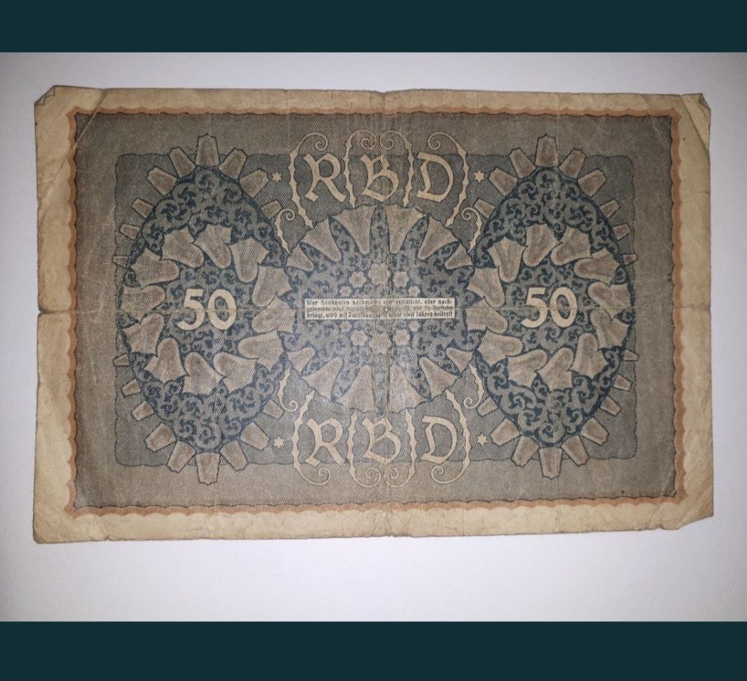 50 mărci 1919 piesa de colecție