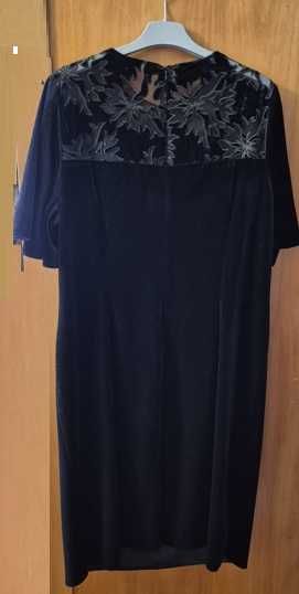 Rochie din catifea neagră, nouă, cu etichetă, Ariete Atelier