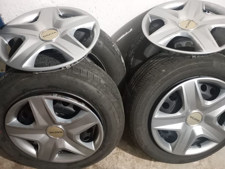 Jante tabla R15 cu Senzori AEG, echipate cu cauciucuri  vara dot2024