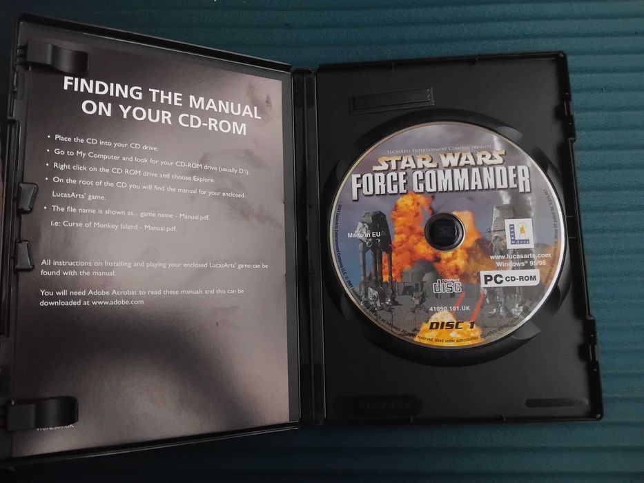 Star Wars Force Commander - оригинална компютърна ига / PC Game
