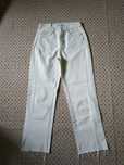 Jeans Zara,dama,alb-crem,bumbac,măr.29