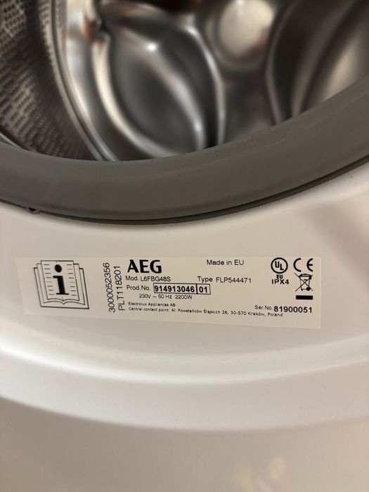 AEG 6000 ProSense пералня