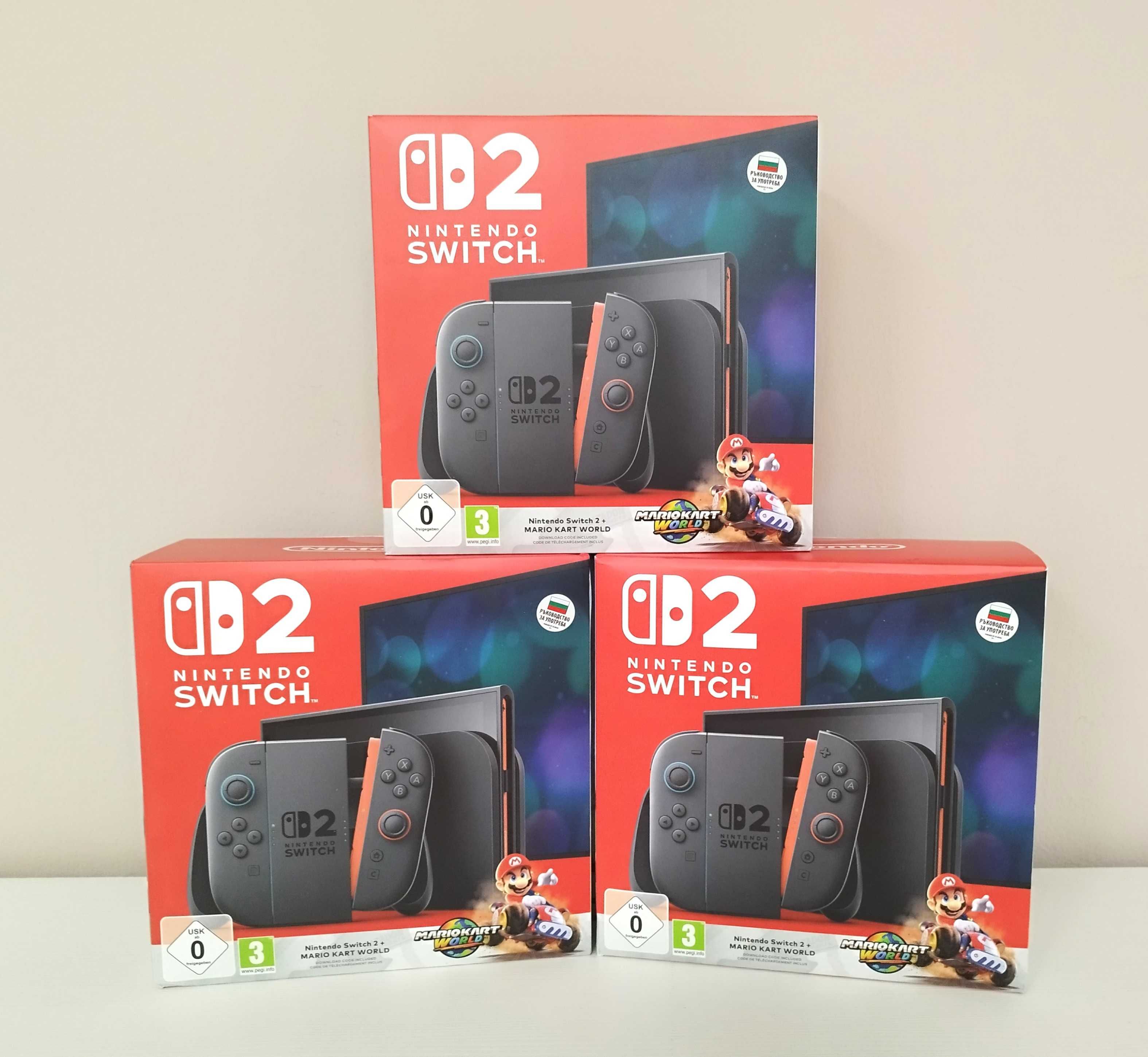 Конзола Nintendo Switch 2 + Mario Kart World Bundle/ на Изплащане!
