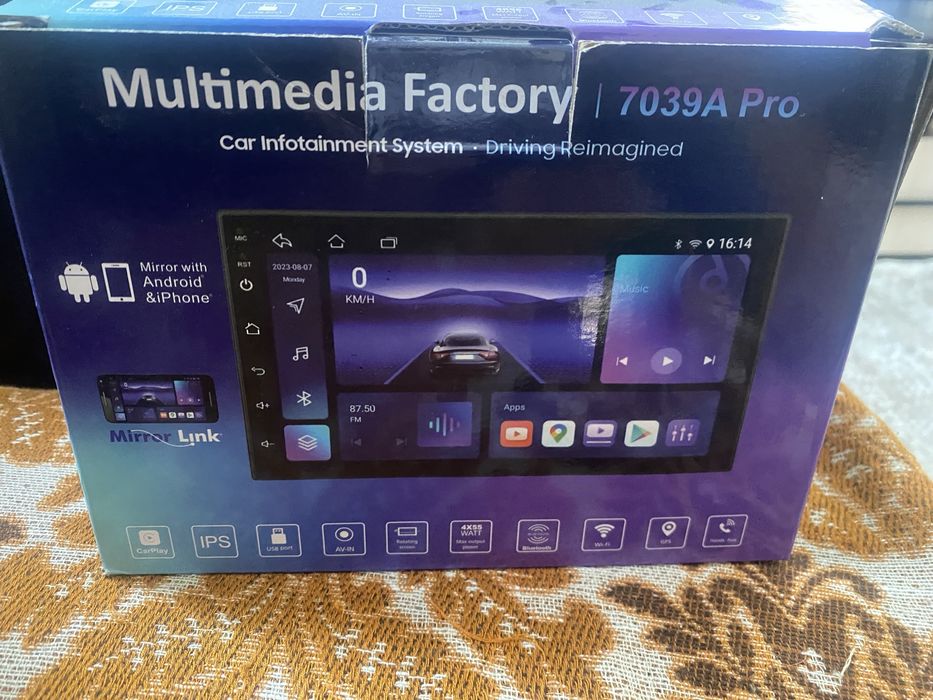 Продам андройд магнитолу для машины