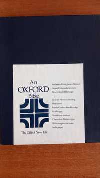 Oxford King James Bible, legata in piele naturala