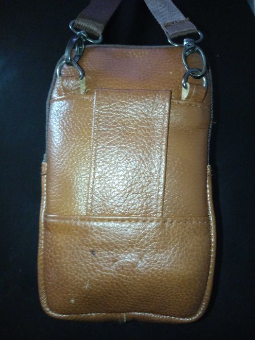 Doua borsete si o gentuta mica din piele naturala