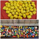 Всичко 280 лв 95 бр Нови и 150 бр сглобени Kinder/ Киндер играчки