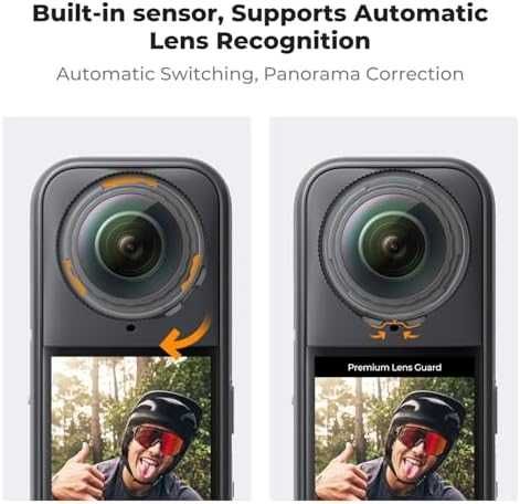 Ново Insta360 X5 Закалено Стъкло За Леща 360 HD Протектор Капак камера