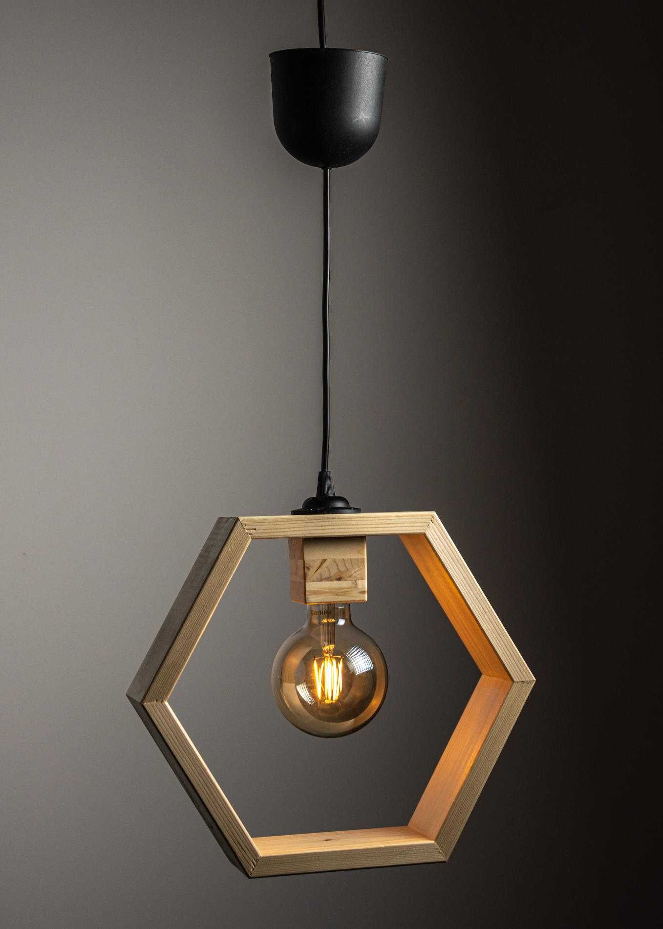 Lampa/Lustra lemn handmade