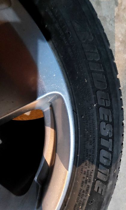 4 Jante aliaj Ford Fiesta cu anvelope vară Bridgestone + roată rezervă