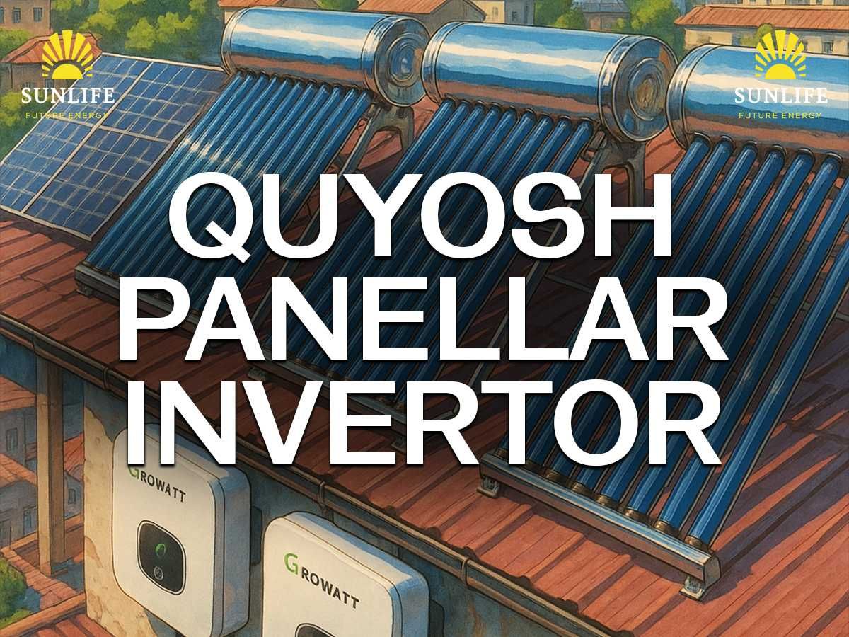 Quyosh panellari va invertorlar sotuvda |Solax,Deye,Growatt,ThinkPower
