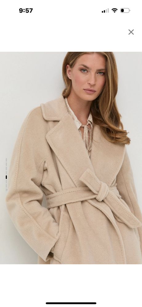Оригинално  вълнено палто Max Mara