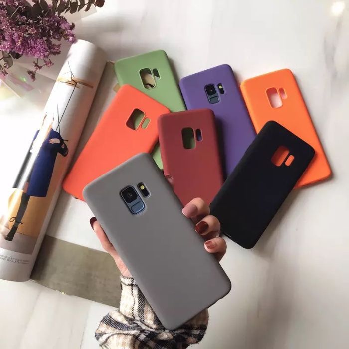 Husa cu microfibra pt. Samsung Galaxy S9 , S10 , S10 Plus