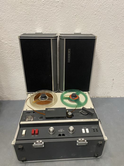 Винтидж колекционерски магнетофон Sony TC-500A Japan 1960те