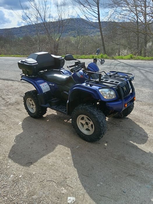 CF Moto 500 L 4x4 numar negru