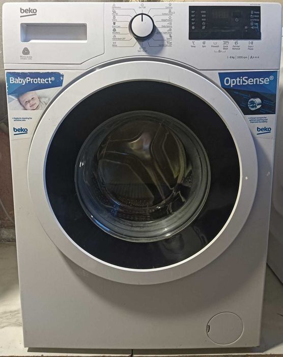 Masina de spalat rufe Slim Beko WTV6532B0, 6 KG, 1000 rpm, Clasa A+++