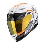 Casca moto SCORPION EXO-520 EVO AIR Titan White-Orange