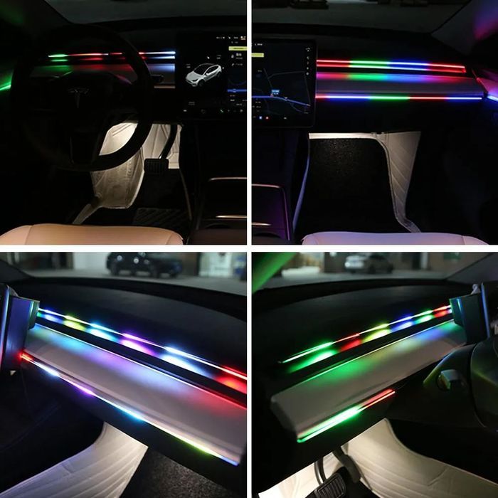 lumina ambientala cu banda acrilica rgb si alimenatre la usb