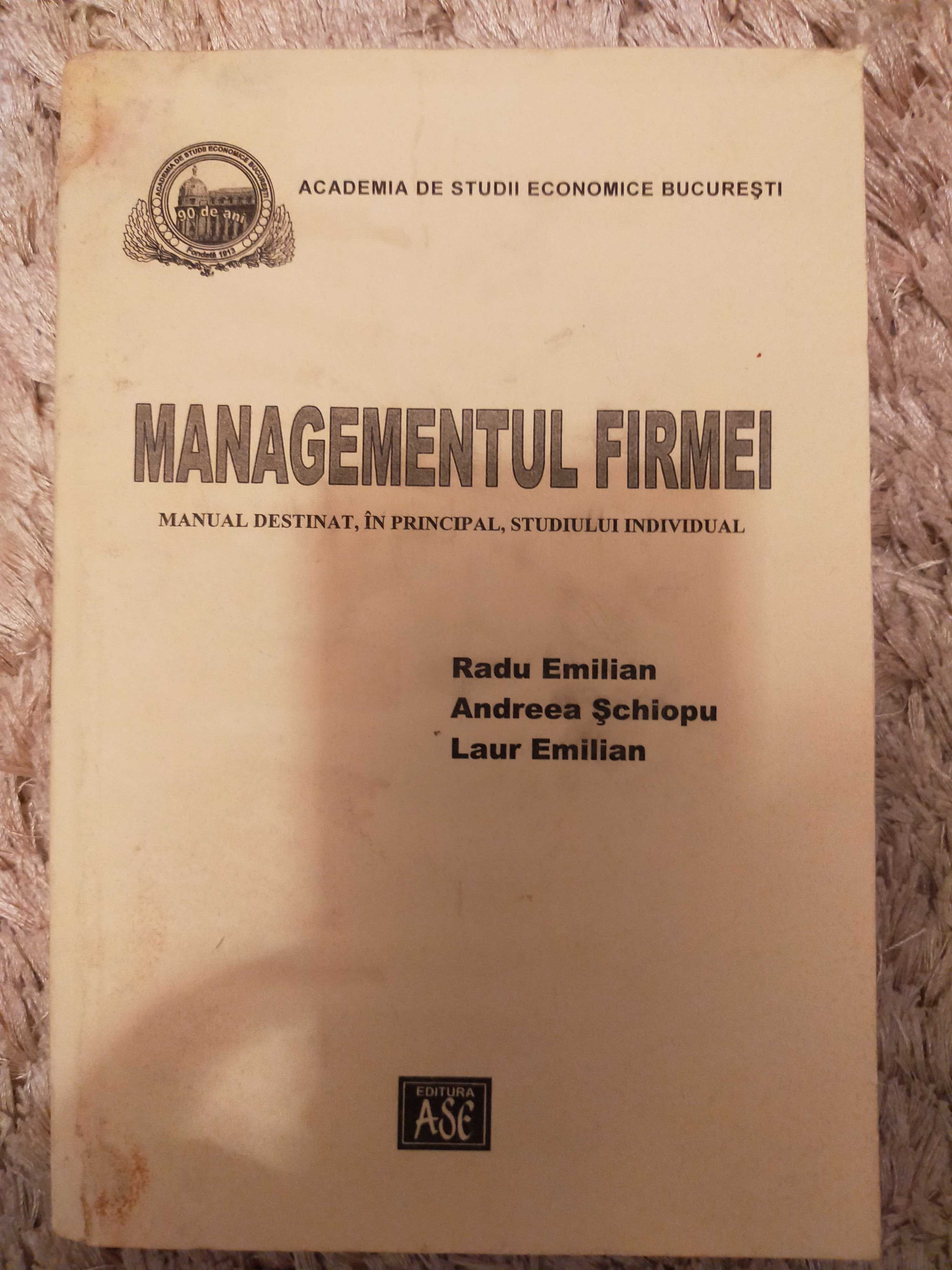 Managementul firmei ASE