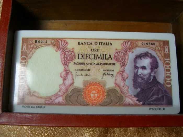 Cutie jetoane joc Art Deco Modernist unicat colectie, vintage