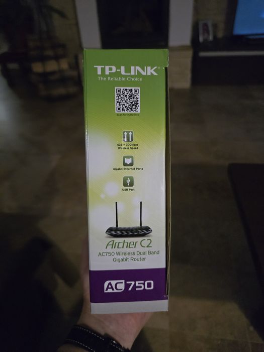 Vand router wireless Gigabit TP-Link Archer C2 nou, la cutie