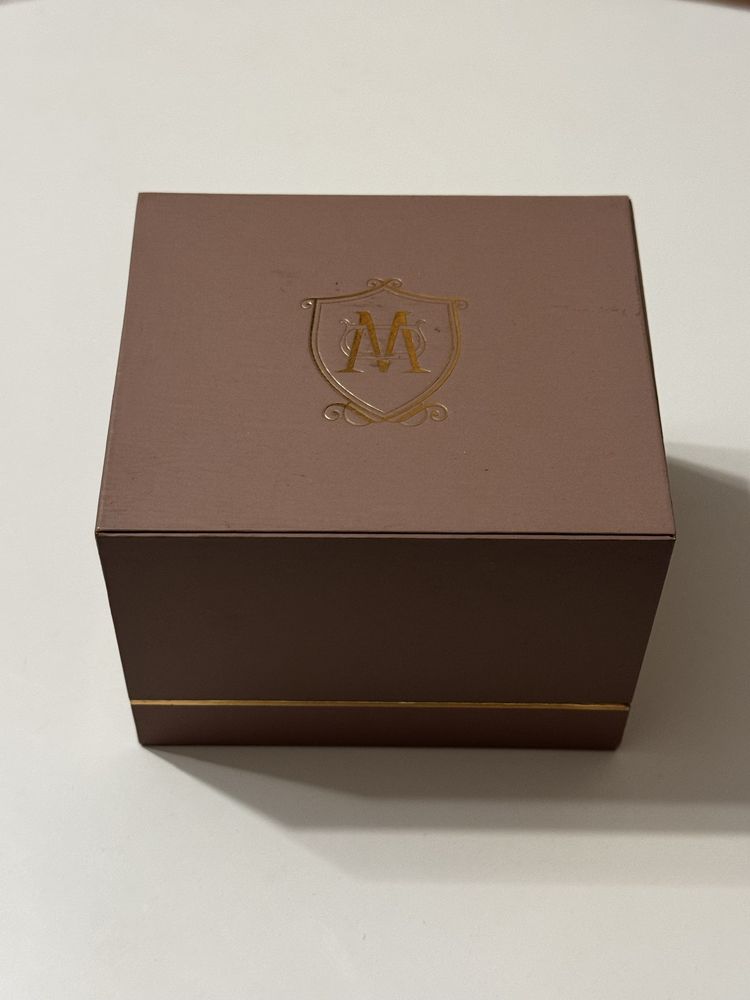 Ceas Massimo Dutti curea de piele maro si accesorii