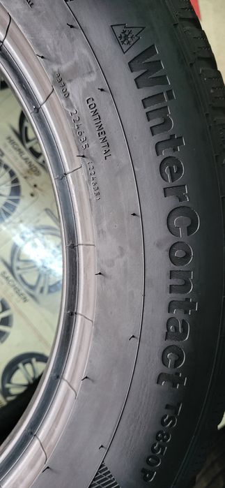 2 anvelope 225 60 17 continental winter ts 850p 2020 6mm