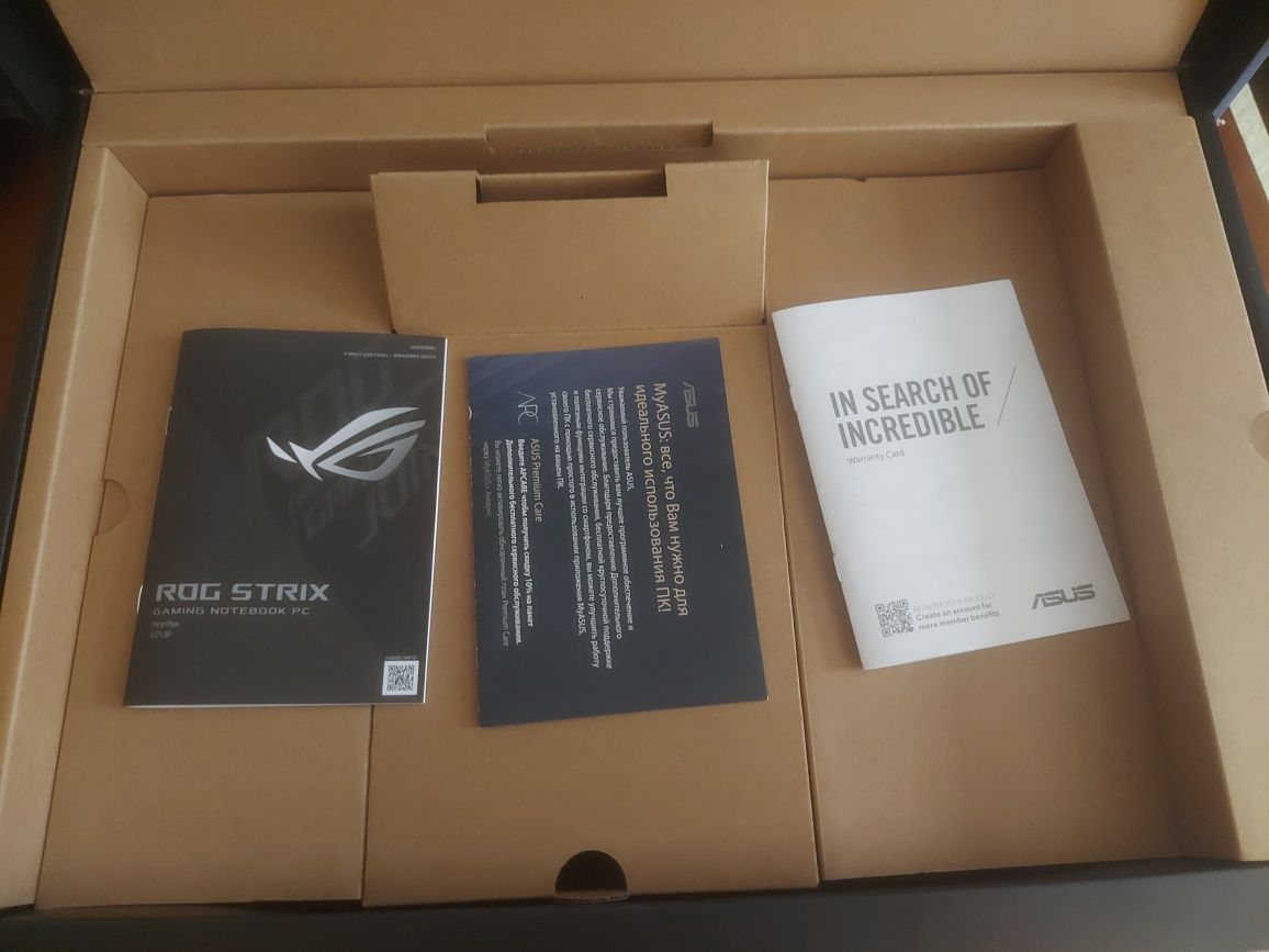 Asus Rog Strix G713 Срочно Продаетчся Каробка