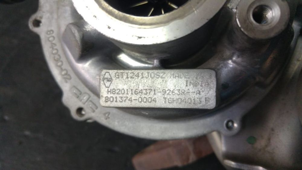 Turbina 1.5 dci k9k e626 dacia dokker 801374-0004 h8201164371
