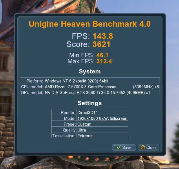 Asus RTX 3060Ti ROG Strix OC, 8GB GDDR6, 256-bit