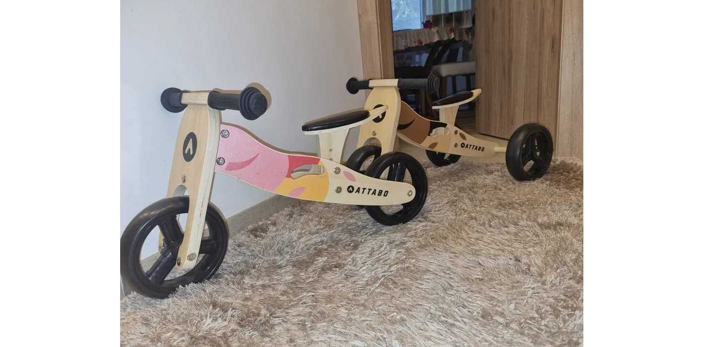 Детско колело за балансиране Attabo Ride 2 in 1 balance bike - 2 броя