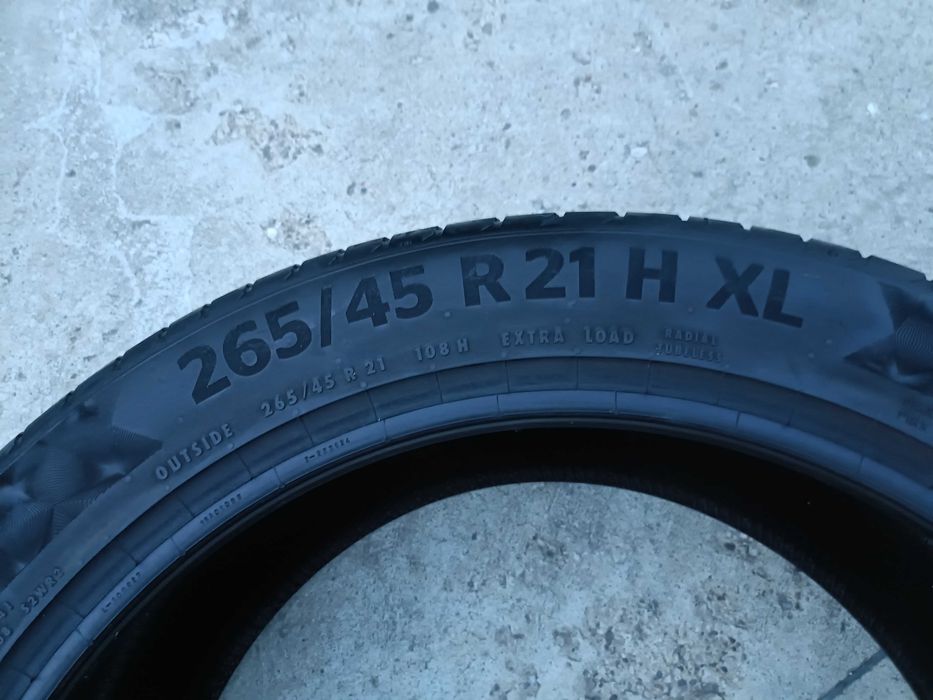 O anvelopa vara 265 45 21 Continental PremiumContact 6 cu 7,8 mm 2022