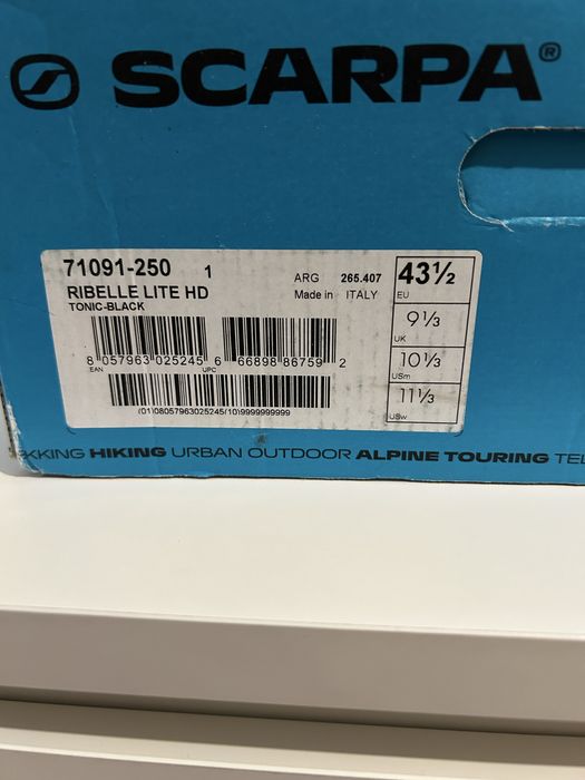 Алпийски обувки Scarpa Ribelle Lite HD Tonic, мъжки, черно/оранжеви